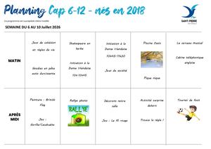 Juillet 26 Cap 2018