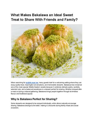 What Makes Bakalawa An Ideal Sweet Treat To Share With Friends And Family