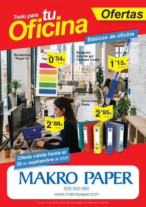 Oferta Suministradores Jul Sep Makro