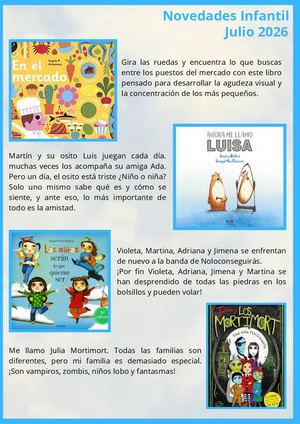 Novedades Infantiles_Julio 2026