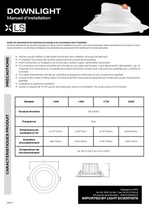 Downlight Livea CCT • Aton CCT Version Ls