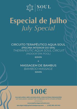 Promoção do mês do Soul Spa | Jupiter Algarve Hotel