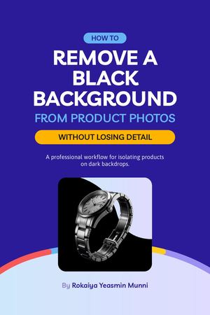 Remove Black Backgrounds Without Losing Detail