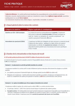 Fiche Pratique Force Majeure