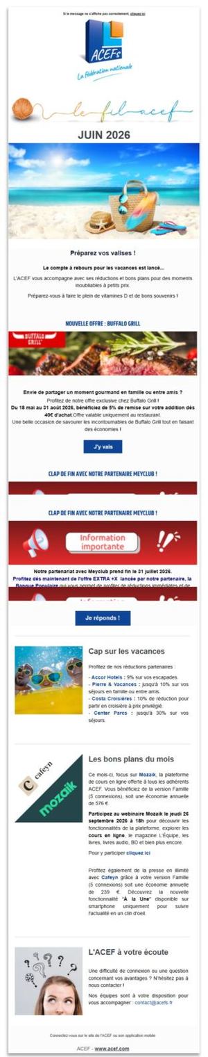 Newsletter Juin 2026