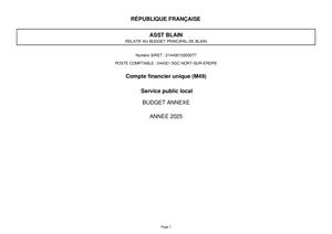 2025 Assainissement Cfu