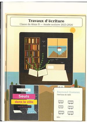 4B Ecritures "Dans la ville" (2025-2026)