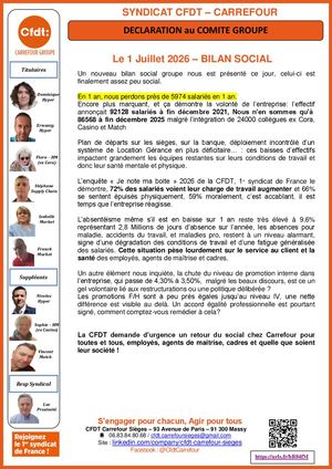 2026 07 01 Declaration Comité Groupe Bs