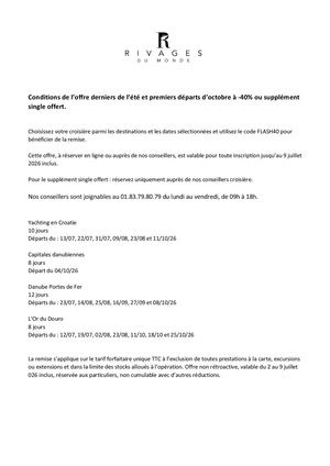Conditions FR - Vente Flash Ete 26