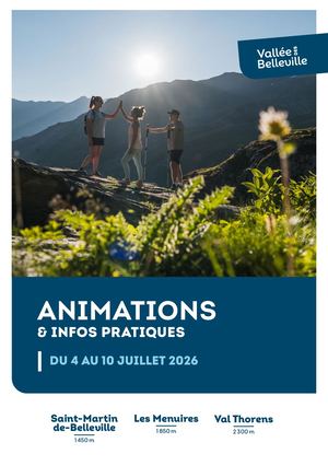 Programme des animations n°1 - Été 2026