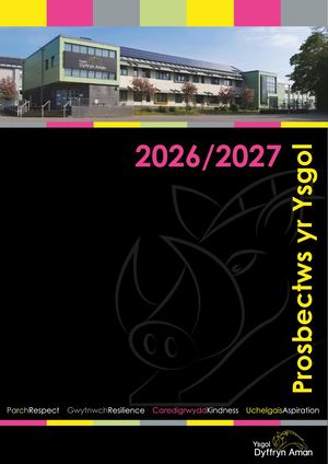 YDA Prospectus 2026-2027 Cymraeg