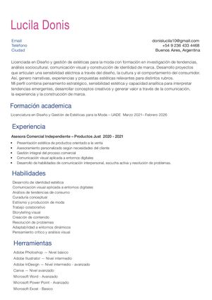 Cv Lic Donis