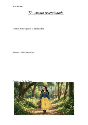 Tp Blancanieves Y Los 9 Enanitos Tehila Muhafara,,,