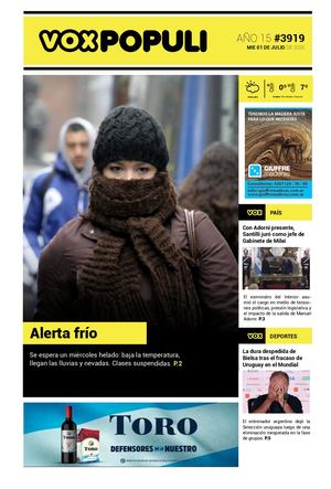 Tapa Vox Miércoles 01 07 2026