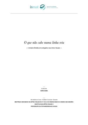Unidade didática investigativa nas Artes Visuais