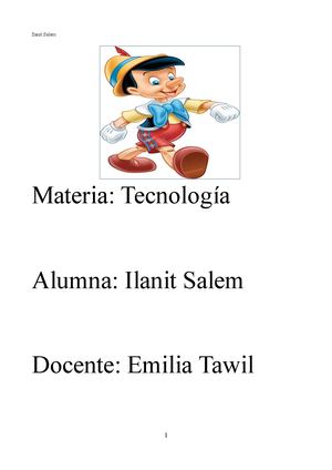 Pinocho Ilanit Salem