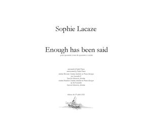 Lacaze - 05 - Enough Has Been Said Ext.