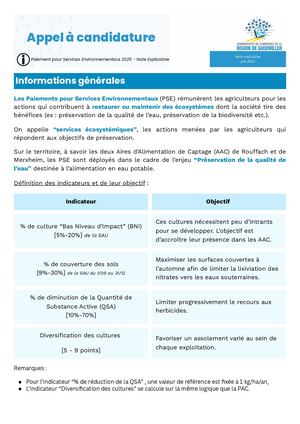 Note d'information - Juin 2025