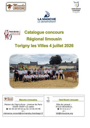 Catalogue Limousin concours 2026