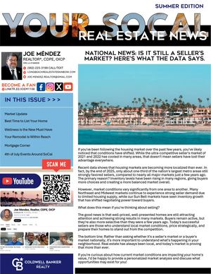 Joe Mendez July 2026 Coldwell Banker Newsletter Generic 1