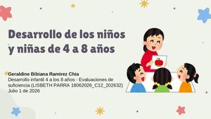Dimensiones del Desarrollo Infantil (4 a 8 años)