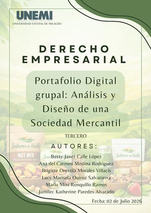 Portafolio Digital Derecho Empresarial