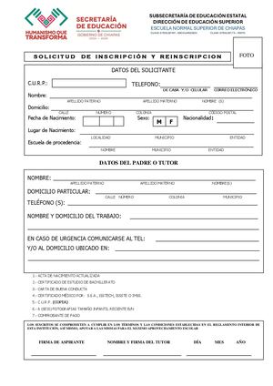 INSCRIPCION CICLO ESCOLAR 2026-2027