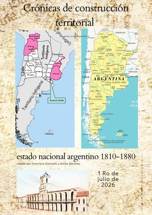 Cronicas De Construcion Territorial