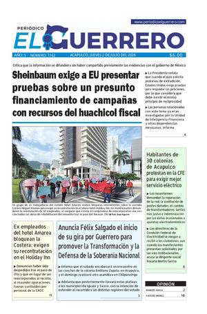 Jueves 2 de julio del 2026