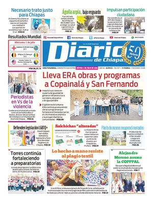 Portada, Jueves 2 De Julio De 2026