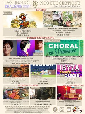 Suggestions Du 02 Au 09 Juillet