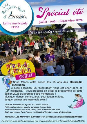 Les Rendez-Vous d'Arradon N°163 Spécial été 2026