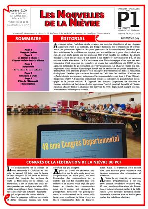 2100 Les Nouvelles De La Nièvre Du 26 Juin Au 10 Juillet 2026
