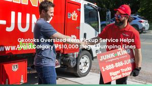 Okotoks Large, Bulky Item Pickup Service Helps Avoid Calgary's $10,000 Illegal Dumping Fines