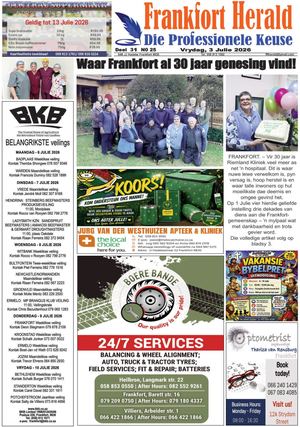 Frankfort Herald 3 Julie 2026