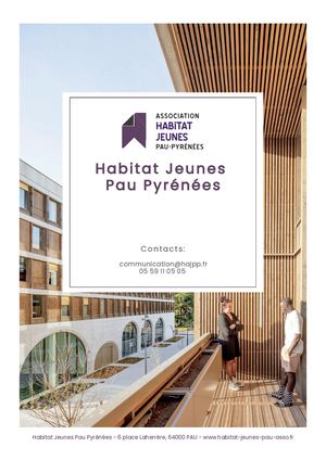 Plaquette Habitat Jeunes Pau
