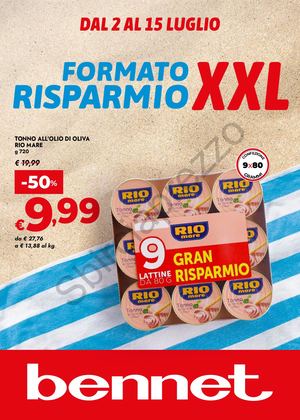 Volantino Bennet Dal 02 Al 15 Luglio 2026
