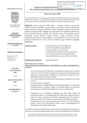 CM 25-06-26 07 Foulées Halluinoise Subvention MEL