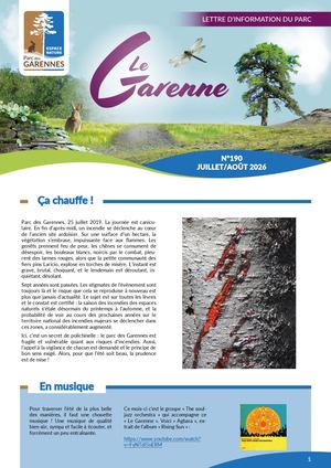 Le Garenne n°190 Juillet-Août 2026
