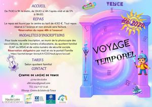 Tence programme vacances 2026