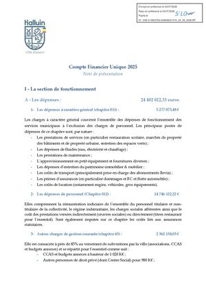 CM 25-06-26 16 Annexe 1 Budget Principal Cfu Note de présentation