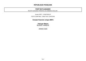 CM 25-06-26 17 Annexe 2 Budget Annexe Ddu Port De Plaisance CFU Maquette
