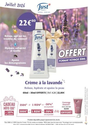 Offres juillet