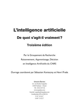 Extrait 2306 L'intelligence artificielle. De quoi s'agit-il vraiment ? 3e édition