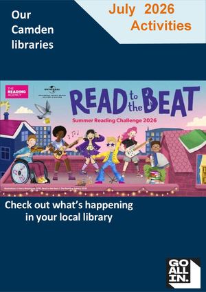 Camden Libraries activities in 2026