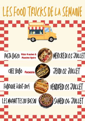 LES FOOD TRUCK DE LA SEMAINE