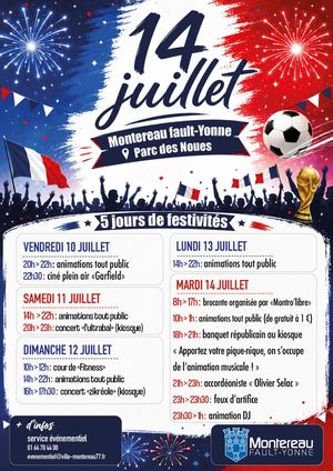14 juillet Montereau