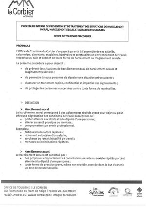 Procedure Interne Situations Vhss