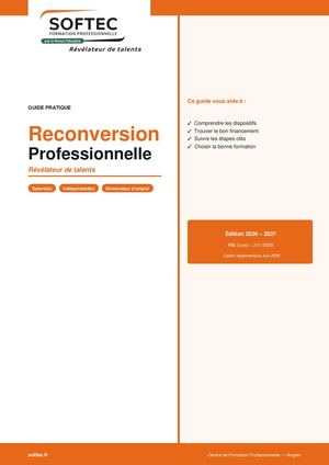 Guide pratique de la reconversion professionnelle – par Softec