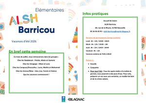 ALSH BARRICOU - JUILLET ELEM